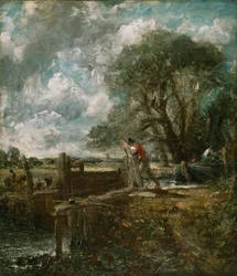 Sketch for A Boat Passing a Lock